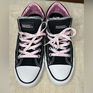 Converse Hello Kitty Sneakers - Black and Pink